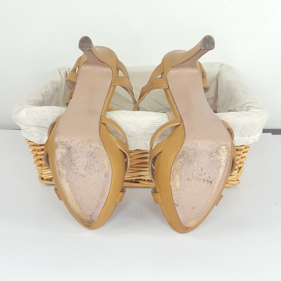 Pura Lopez Strap Heels Size US 8.5 Euro 38 1/2 - Picture 4 of 6